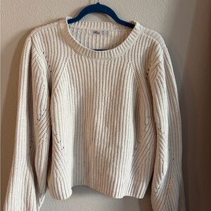 Ally Fashion Cream Knit Sweater